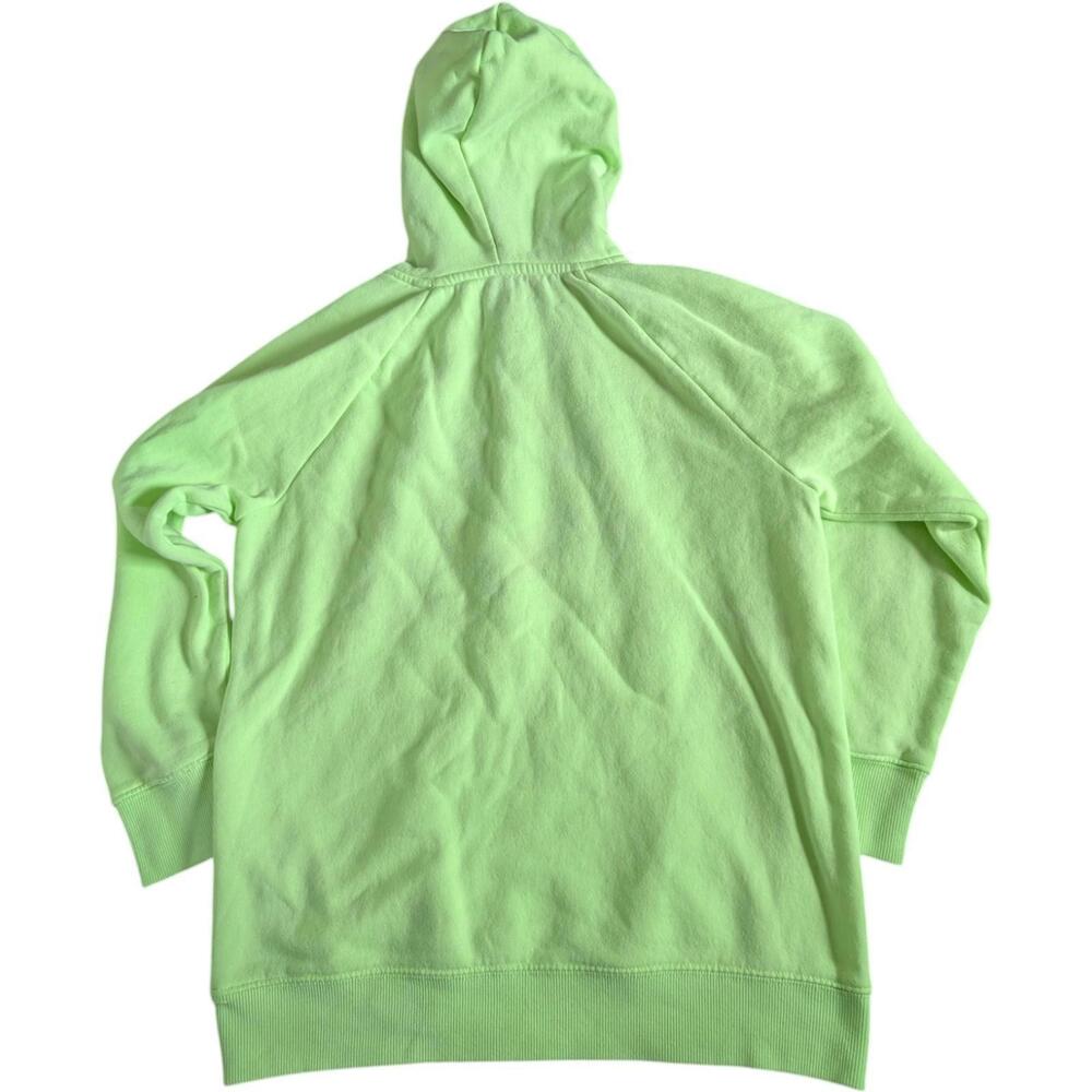 Champion Hoodie Youth XL Neon Green Pullover Embroidered Logo Kangaroo Pocket - Picture 2 of 5